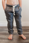 Quilted Knee Moto Sweats